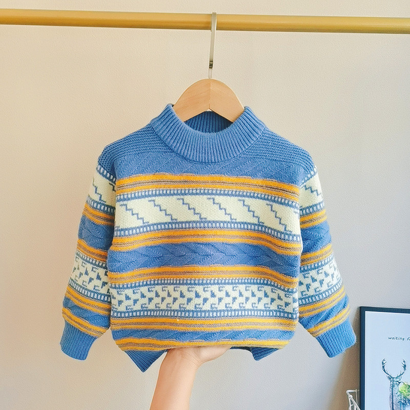 Poiste kampsun Talvine paksud riided lapsed kudujad kampsunid ümara kaelusega lapsed moerõivad soojad kostüümid lasteriided 8 aastat