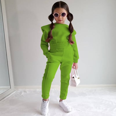 Kompleti odjeće za djevojčice Ljetne čipkaste majice Cvjetna tutu suknja 2 kom odijela Kompleti odjeće za djevojčice Modna dječja odjeća za princeze Komplet 2022.