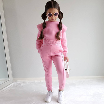 Kompleti odjeće za djevojčice Ljetne čipkaste majice Cvjetna tutu suknja 2 kom odijela Kompleti odjeće za djevojčice Modna dječja odjeća za princeze Komplet 2022.