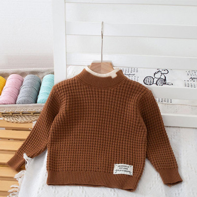 Copii Pulover Lejer tricotat Toamna Iarna Bebeluș Băiețel Fată Haine Gât rotund Copil Copil Fată Băiat Pulover Bebeluș îmbrăcăminte exterioară