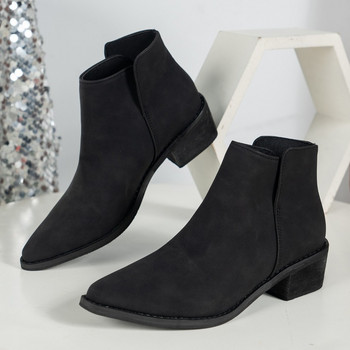 2023 Висококачествени обувки за жени Дамски ботуши с приплъзване Модни модерни ботуши Дамски нови ботуши с остър пръст Обувки Женски