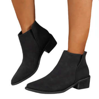 2023 Висококачествени обувки за жени Дамски ботуши с приплъзване Модни модерни ботуши Дамски нови ботуши с остър пръст Обувки Женски