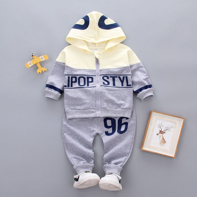 Mood Kevad Sügis Beebi Tüdrukute Riided Lapsed Poisid Vabaajakirjad jakkpüksid 2 tk/komplekt Väikelaste puuvillased kostüümid, laste dressid