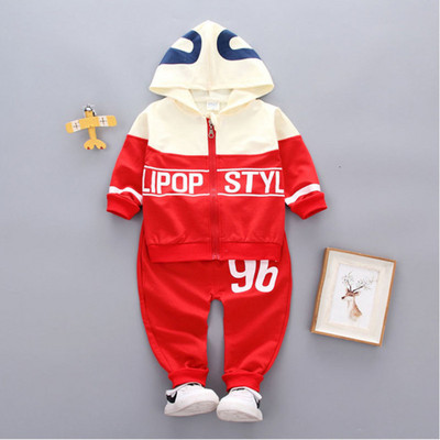 Mood Kevad Sügis Beebi Tüdrukute Riided Lapsed Poisid Vabaajakirjad jakkpüksid 2 tk/komplekt Väikelaste puuvillased kostüümid, laste dressid