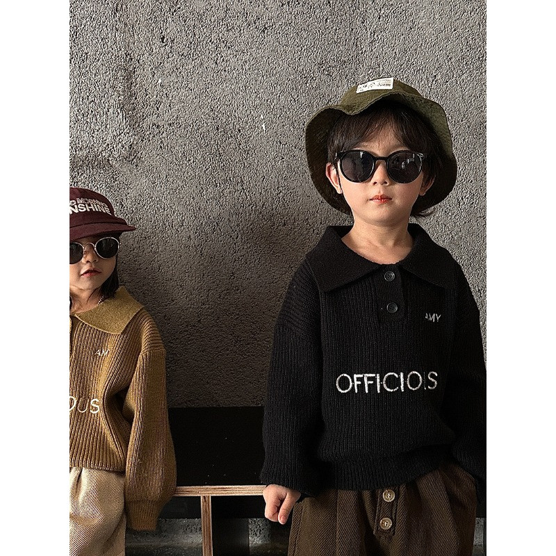 Laste kampsun 2023 kevad-sügis uus poiste revääriga tikitud kampsun, korea stiilis tüdrukute kampsun, vabaaja kampsun