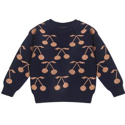 Pulovere pentru copii Cireș auriu nou Pulovere tricotate de toamnă Bebeluși băieți Fete Pulovere Îmbrăcăminte pentru copii Topuri drăguțe