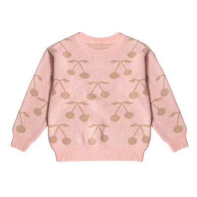 Pulovere pentru copii Cireș auriu nou Pulovere tricotate de toamnă Bebeluși băieți Fete Pulovere Îmbrăcăminte pentru copii Topuri drăguțe