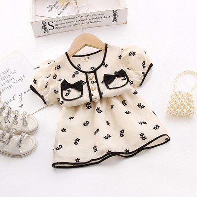 „AiLe Rabbit Girls“ komplektai ir kelnės, 2 dalių juostelė, trumpi, madingi mėlyni šortai su kabliukais, europietiški vaikiški kostiumai