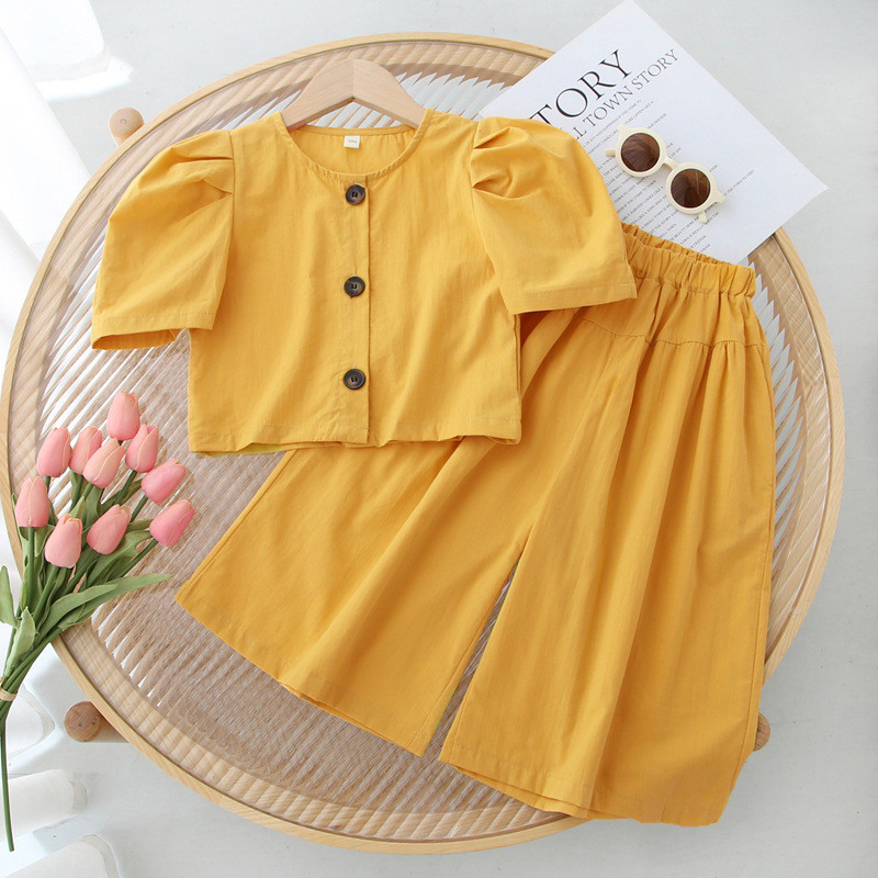 „AiLe Rabbit Girls“ komplektai ir kelnės, 2 dalių juostelė, trumpi, madingi mėlyni šortai su kabliukais, europietiški vaikiški kostiumai