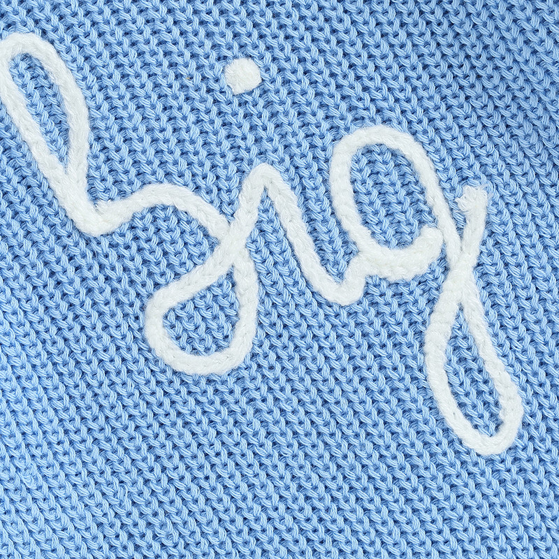 1-5Y Mood Sügis Lasteriided Kampsunid Väikelapsed Lapsed Poiss Tüdrukud Kudumine Kiri Tikand Pulloverid Soojad kampsunid