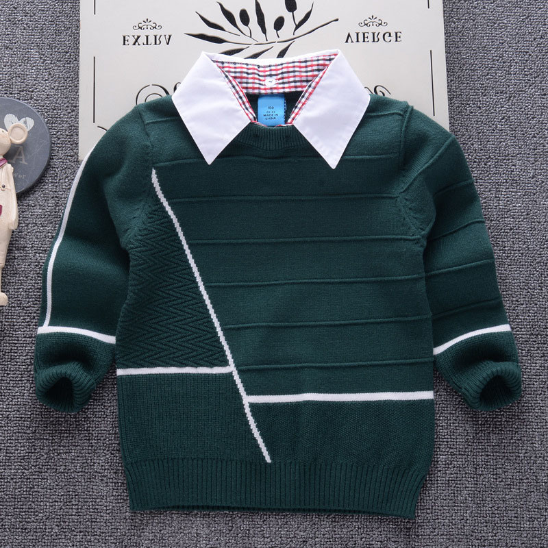 2023 Inggallér Fiúk Pulóverek Babacsíkos Pulóver Kötött Gyerekruhák Ősz Tél Új Gyerek Pulóverek Fiú Ruha Iskola