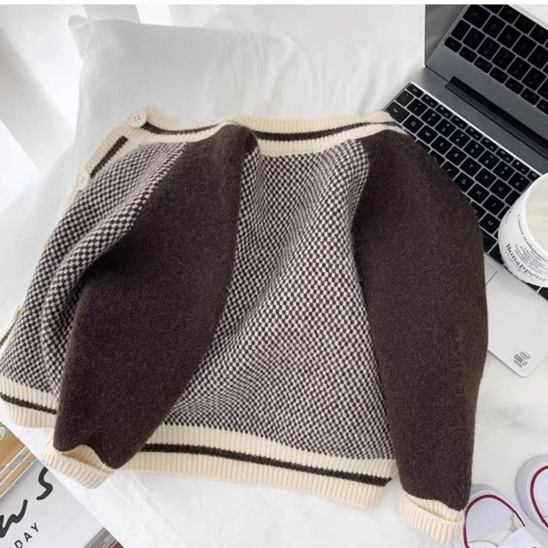 2-7 ani pentru copii mici băieți pulover cardigan 2023 toamnă/iarnă haine pentru copii băieți moale modă ocazional pulover tricot tricotaje copii