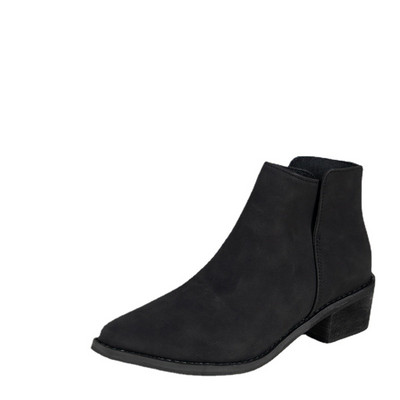 2023. aasta talvekingad naistele Slip-on naiste poolsaapad, kandilise kontsaga vabaaja naistejalatsid Tavalised madala kontsaga naiste kingad, soodusmüük