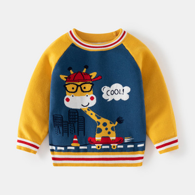2-8T Copil Copil Bebeluş Băiat Fată Haine de toamnă Iarnă Pulover tricot cald Top Pulover pentru sugari mânecă lungă Tricoturi pentru copii