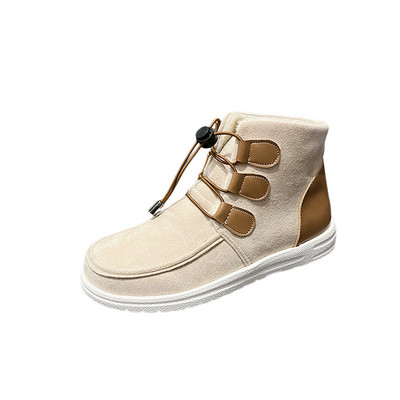 Kunstnahast naiste talvesaapad 2023, uued pehmed soojad naiste lumesaapad, suur 43 vabaaja lamedad spordisaapad Zapatos De Mujer