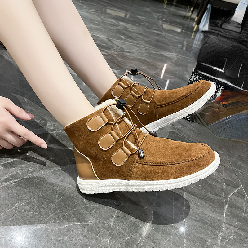 Kunstnahast naiste talvesaapad 2023, uued pehmed soojad naiste lumesaapad, suur 43 vabaaja lamedad spordisaapad Zapatos De Mujer