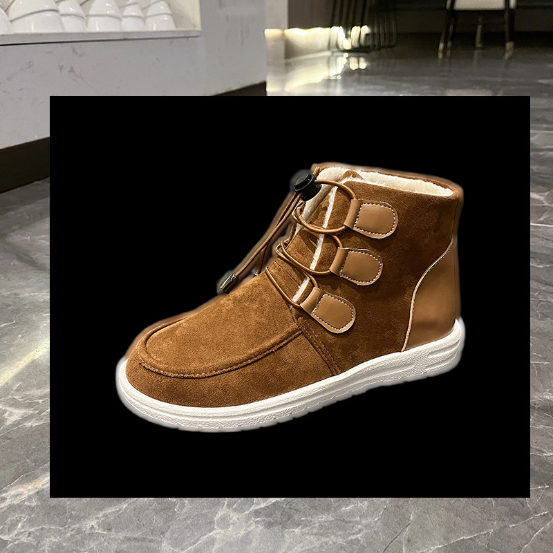 Kunstnahast naiste talvesaapad 2023, uued pehmed soojad naiste lumesaapad, suur 43 vabaaja lamedad spordisaapad Zapatos De Mujer