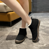 Naiste kingad 2023. aasta talvised naiste saapad, suur suurus 43, pehmed soojad lumesaapad, õuesaapad, vaba aja sport, poolsaapad Zapatos De Mujer