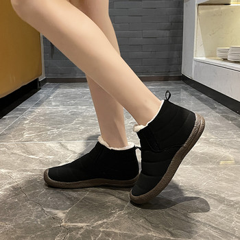 Обувки за жени Зимни дамски ботуши за 2023 г. Плюс размер 43 Плюшени топли ботуши за сняг Спортни ботуши за свободното време на открито Zapatos De Mujer