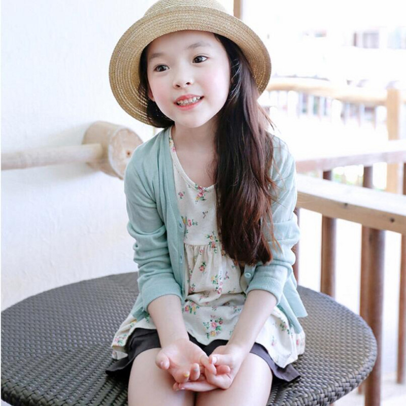 Bebeluş Copil Adolescent Fete Cardigan Palton Copii Îmbrăcăminte exterioară Fete Pulover Copii Cardigane Primăvară Toamnă Vară Bebeluş Fetiţă Haine