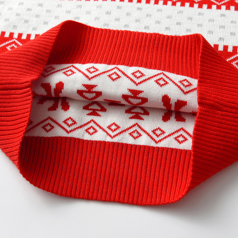 Laste jõulukampsun Uus vabaaja beebisoe põdratrükiga kootud tüdrukute kampsun poistele tüdrukutele armsad jõulupuu pulloverid riided