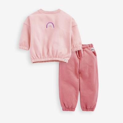 Tüdrukute sügise vikerkaareriided Uus ülikond laste kevadine sportlik kaheosaline ülikond, väike tüdruk, beebi vabaaja 2 tk.