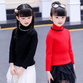 3–13-aastane sügis-talv väikelaps teismeliste laste riided Tüdrukute sviiter kampsun pikkade varrukatega lastele kootud kilpkaelusega kampsunid, topid