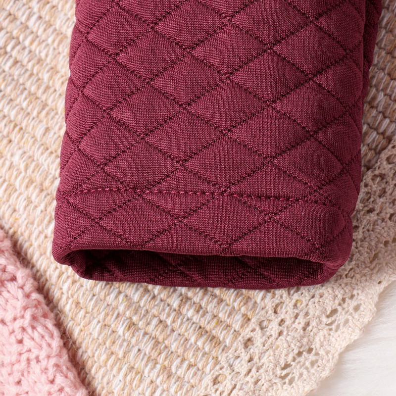 Pudcoco Toddler Kids Baby Girl 2 piese ținută matlasată cu mânecă lungă jachetă cu nasturi și fustă plisată Haine de toamnă pentru copil mic 4-7T