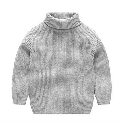 Kevad-Sügis Talvine Koolipoistele Tüdrukutele Pullover Kilpkaelusega kampsunid Pikkade varrukatega Beebi Väikelapse riided Lapsed Kootud Kampsunid Topid