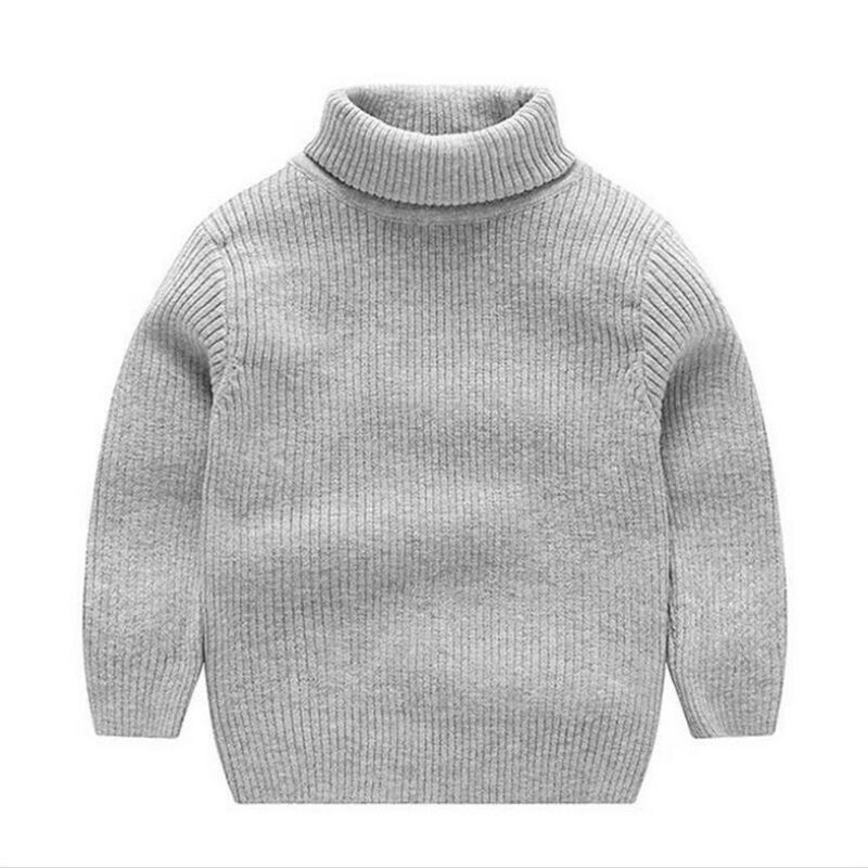 Kevad-Sügis Talvine Koolipoistele Tüdrukutele Pullover Kilpkaelusega kampsunid Pikkade varrukatega Beebi Väikelapse riided Lapsed Kootud Kampsunid Topid