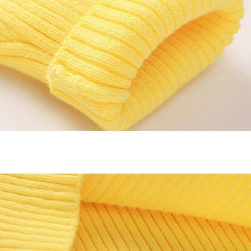 Kevad-Sügis Talvine Koolipoistele Tüdrukutele Pullover Kilpkaelusega kampsunid Pikkade varrukatega Beebi Väikelapse riided Lapsed Kootud Kampsunid Topid