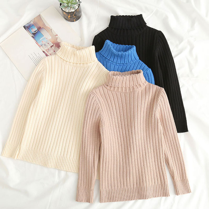 Beebikampsunid Lastele Poistele Tüdrukutele Pikkade Varrukatega Kaelus Puhasvärviline Kootud Kampsun Sügis Talvine Beebi Lastele Poistele Tüdrukutele Pullover Riided