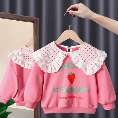 2023. aasta uued moodsad tüdrukute kampsunid sügisel ja talvel tihenevad uued Korea lasterõivad, vabaaja tüdrukute moetopid