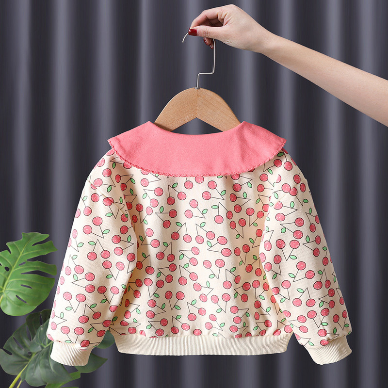 2023. aasta uued moodsad tüdrukute kampsunid sügisel ja talvel tihenevad uued Korea lasterõivad, vabaaja tüdrukute moetopid