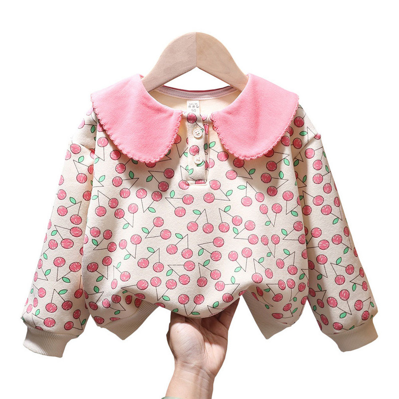 2023. aasta uued moodsad tüdrukute kampsunid sügisel ja talvel tihenevad uued Korea lasterõivad, vabaaja tüdrukute moetopid