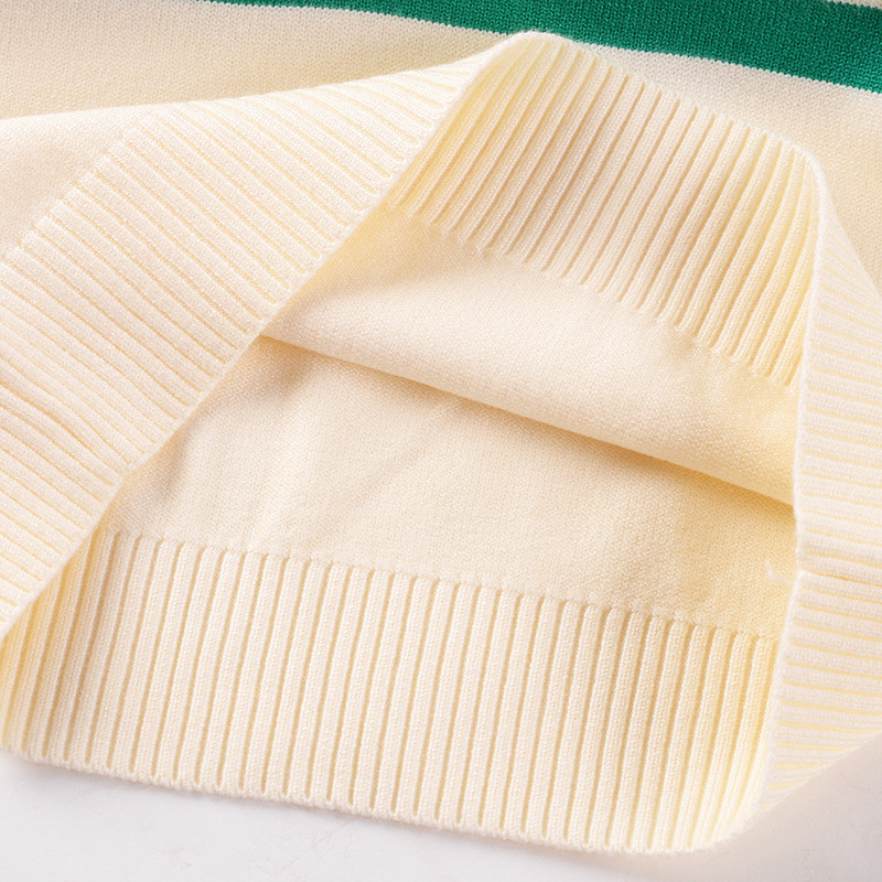 Pulover cu guler băieți Bumbac de iarnă 2023 Noi Fete Pulovere tricotate în dungi 4-10 ani Pulover Copii Bebeluși Băieți Pulover de bază Topuri