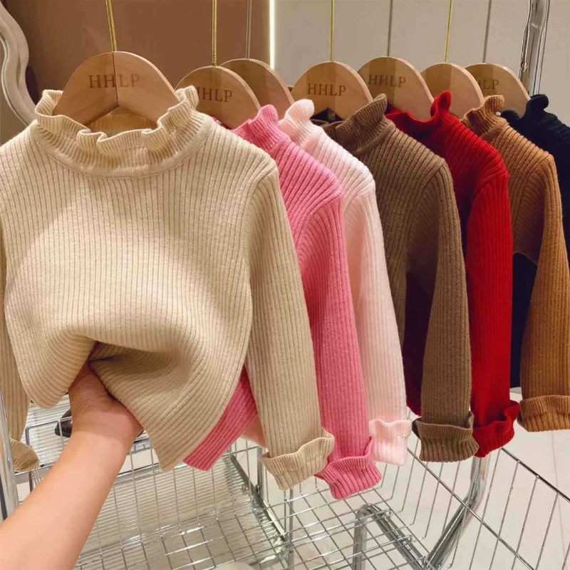 Baby Solid Casual Basic kampsun Crewneck Paks laste lörtsised pehmed villased riided poistele Tüdrukutele Sügistalvised kampsunid kapuutsiga top