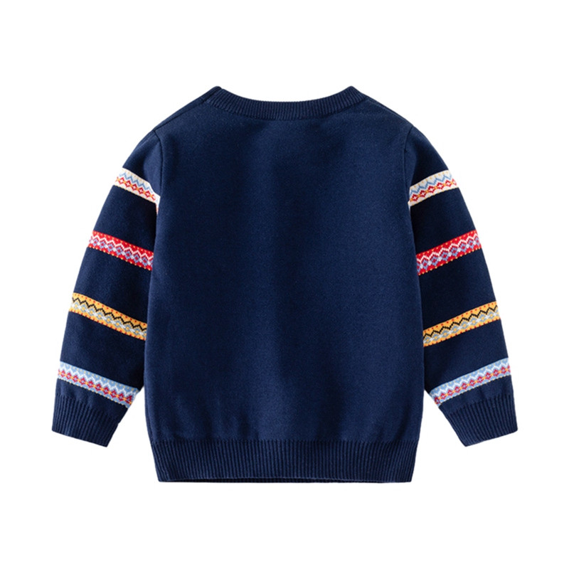 Pulover pentru copii de Crăciun, iarnă, bumbac, băiețel, fetiță, tricotat, mâneci lungi, imprimat, cald, desene animate, îmbrăcăminte de Crăciun pentru copii