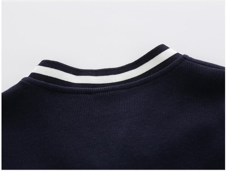 Sügisene laste kootud kardigan kampsun V-kaelusega laste soe mantel Kampsunid poiste riided talvevanus 2-7 aastat