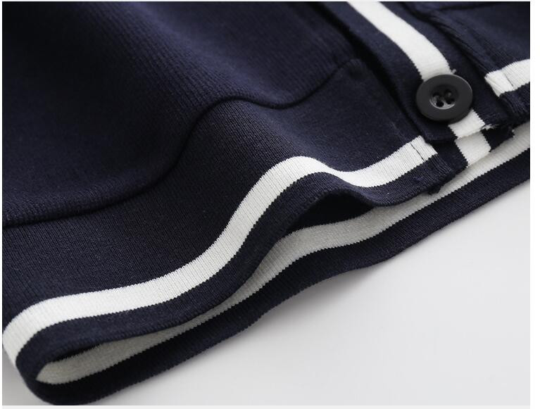 Sügisene laste kootud kardigan kampsun V-kaelusega laste soe mantel Kampsunid poiste riided talvevanus 2-7 aastat