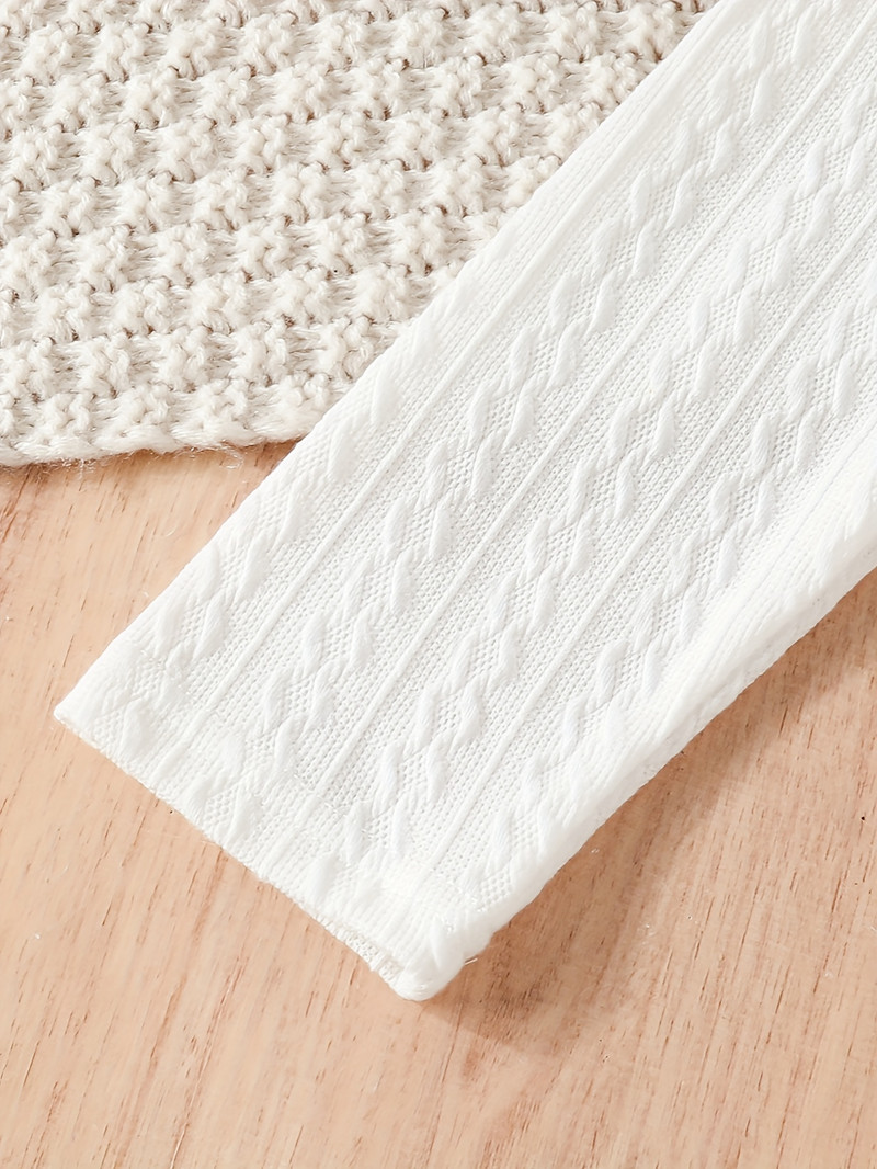 4 fetițe, primăvară și toamnă, culoare solidă, cu mâneci lungi, top subțire + beretă + curea + fustă a-line din velur costum elegant