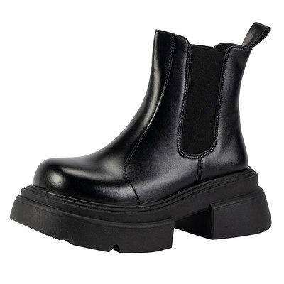 Γυναικεία παπούτσια 2023 Hot Sale Γυναικείες μπότες Πλατφόρμα για τον αστράγαλο Μοντέρνες Γυναικείες μπότες Συμπαγείς γόβες με στρογγυλά δάχτυλα γόβες γόβες Γυναικεία παπούτσια