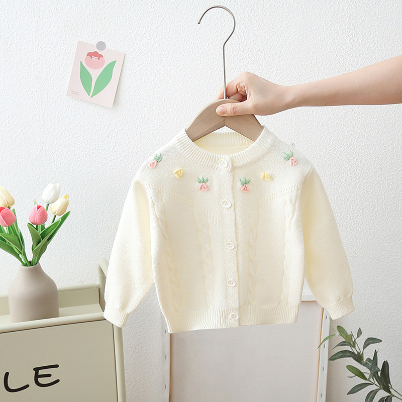 1–5-aastased kootud lapsed, tüdrukud, kampsunid, mantlid, moetrükk Tüdrukute ülerõivad, rõivad, kevad, sügis, 2023