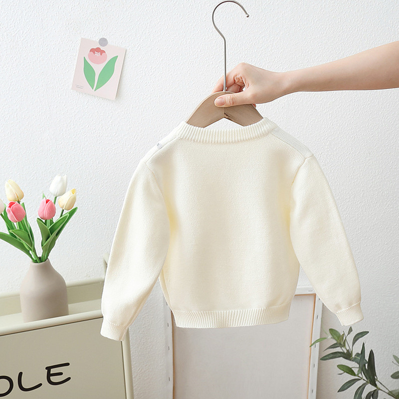 1–5-aastased kootud lapsed, tüdrukud, kampsunid, mantlid, moetrükk Tüdrukute ülerõivad, rõivad, kevad, sügis, 2023