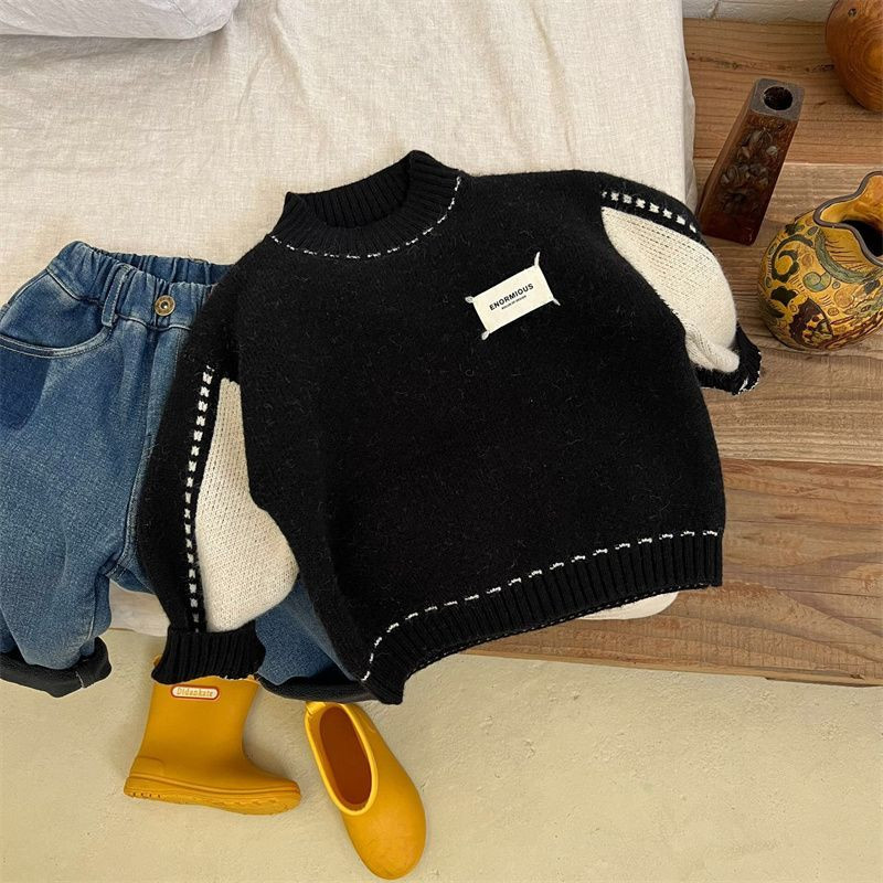 2023 pulovere în dungi pentru copii bebeluși băieți copii fete top largi cu mânecă lungă primăvară toamnă iarnă topuri tricotate 1-8 ani