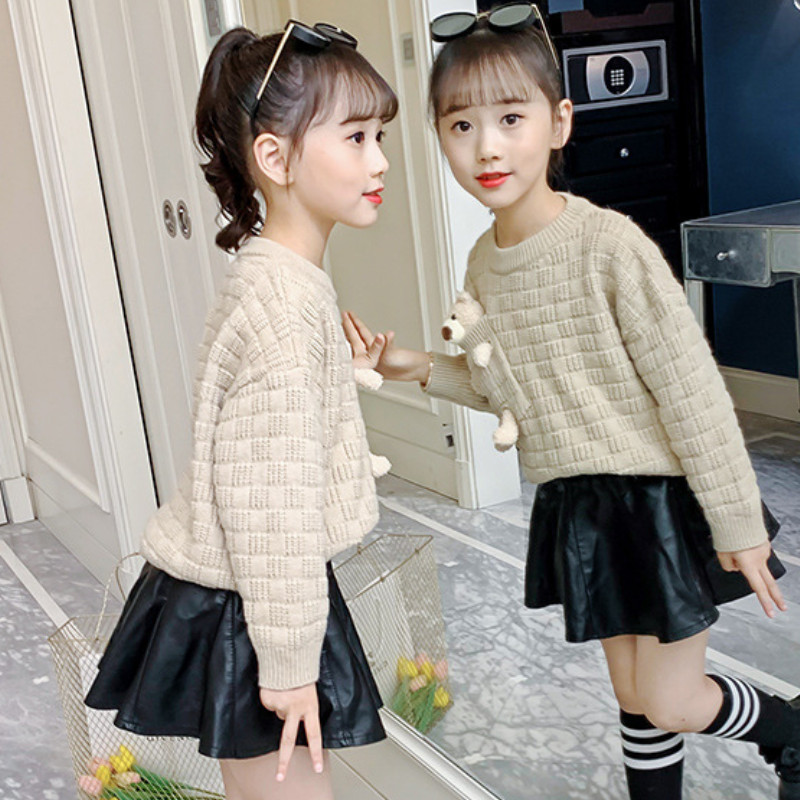 2023. aasta sügistalv, beebitüdrukud, poisid, lapsed, kootud kampsunid, riided, pikkade varrukatega pulloverid, soe, armsad karupüksid 2-10 a.