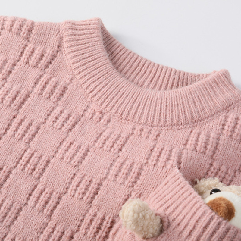 2023. aasta sügistalv, beebitüdrukud, poisid, lapsed, kootud kampsunid, riided, pikkade varrukatega pulloverid, soe, armsad karupüksid 2-10 a.