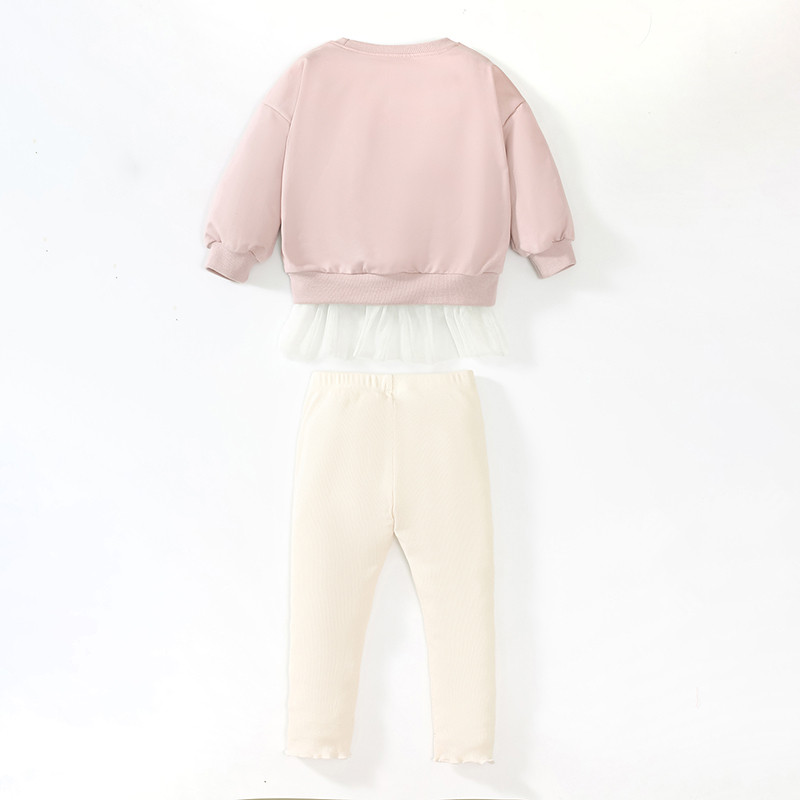 Little Maven 2023 Lasteriiete riided tüdrukutele Puuvillased multifilmi tüdrukute kapuutsikomplektid Sügisriiete komplektid lastele