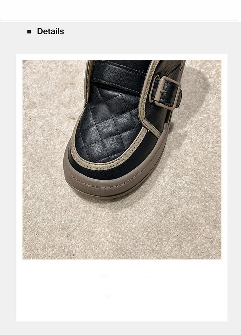 Talvised poolsaapad naistele Paksud soojad plüüsist puuvillased kingad PU nahast veekindlad naiste Martin saapad Kunstkarusnahast sametjalatsid