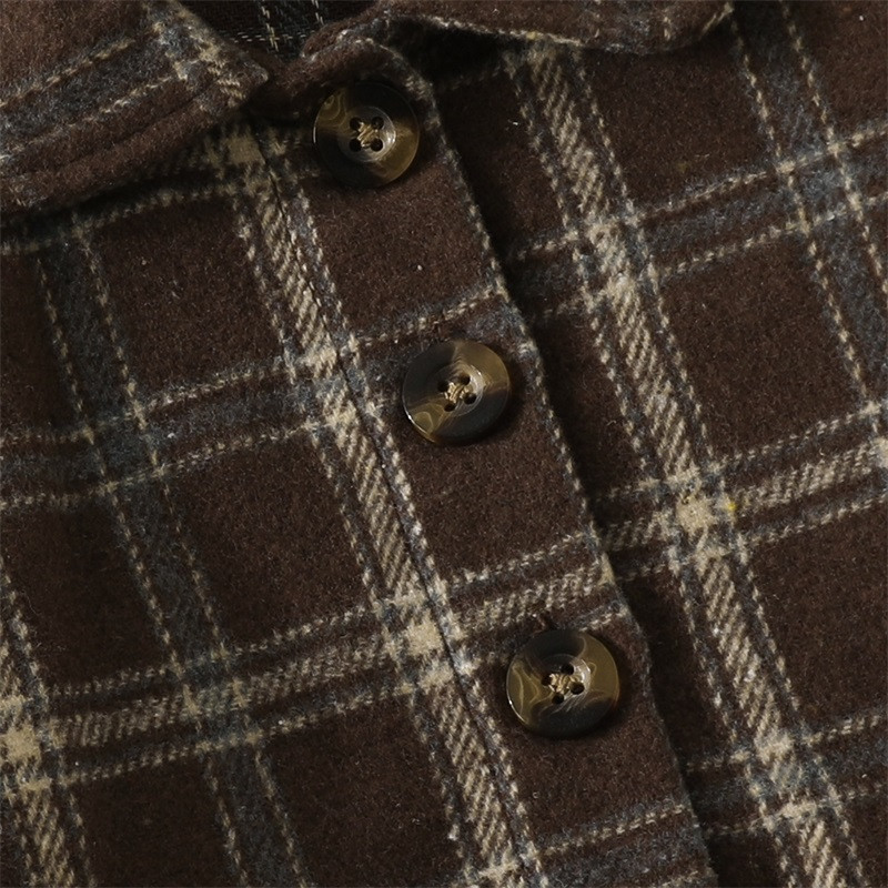 Moodsad laste tüdrukute riided sügisriietus Ruuduline pikkade varrukatega lühike jope Varrukateta A-joonega kleit bareti müts 3 tk väikelapse komplekt